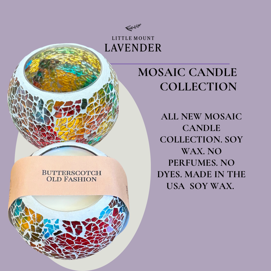 Mosaic Candle Collection