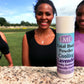 Little Mount Lavender natural cooling body powder in a 4 oz tube, featuring corn starch and baking soda ingredients.
