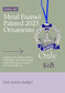 Little Mount Lavender hand-painted metal Kentucky State Capitol ornament with blue ribbon and 2025 hang tag.