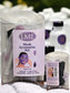 Little Mount Lavender mask accessories kit featuring reusable, latex-free silicone face masks and a spatula applicator.