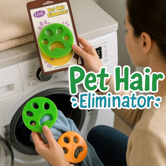 Little Mount Lavender set of 2 green and orange paw-shaped pet hair removers for laundry machines