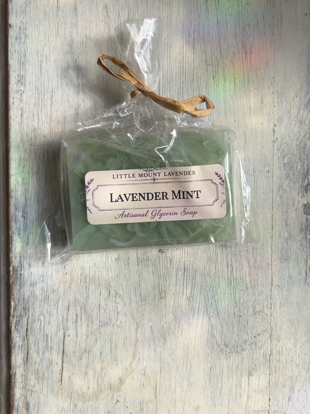 Lavender Mint glycerin soap bar