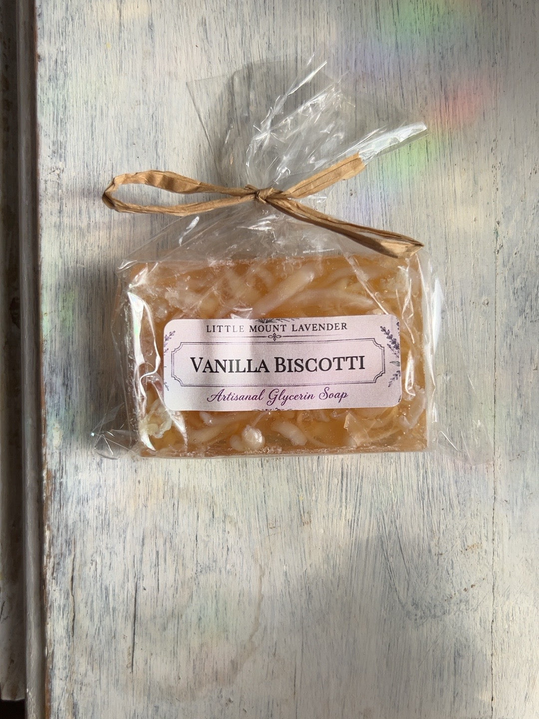 Vanilla Biscotti glycerin soap bar